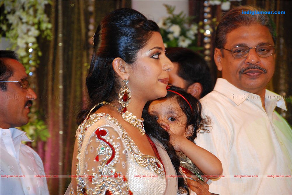 Indrajith Poornima at Prithviraj's wedding reception Event hd photo