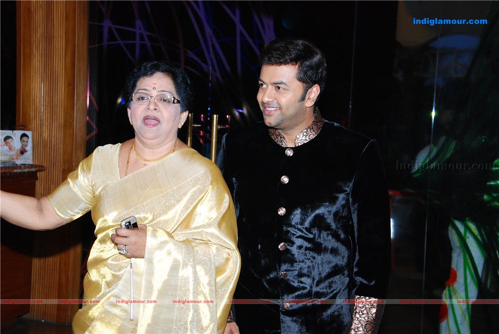 Indrajith Poornima at Prithviraj's wedding reception Event hd photo