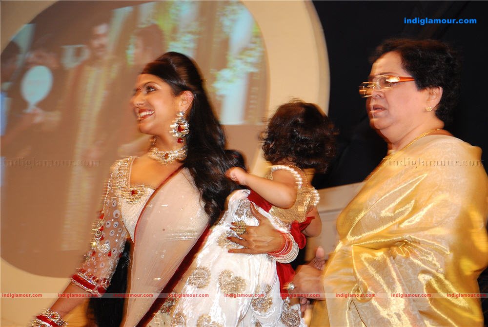 Indrajith Poornima at Prithviraj's wedding reception Event hd photo