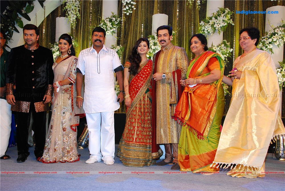 Kalabhavan Mani at Prithviraj's wedding reception Event hd photo