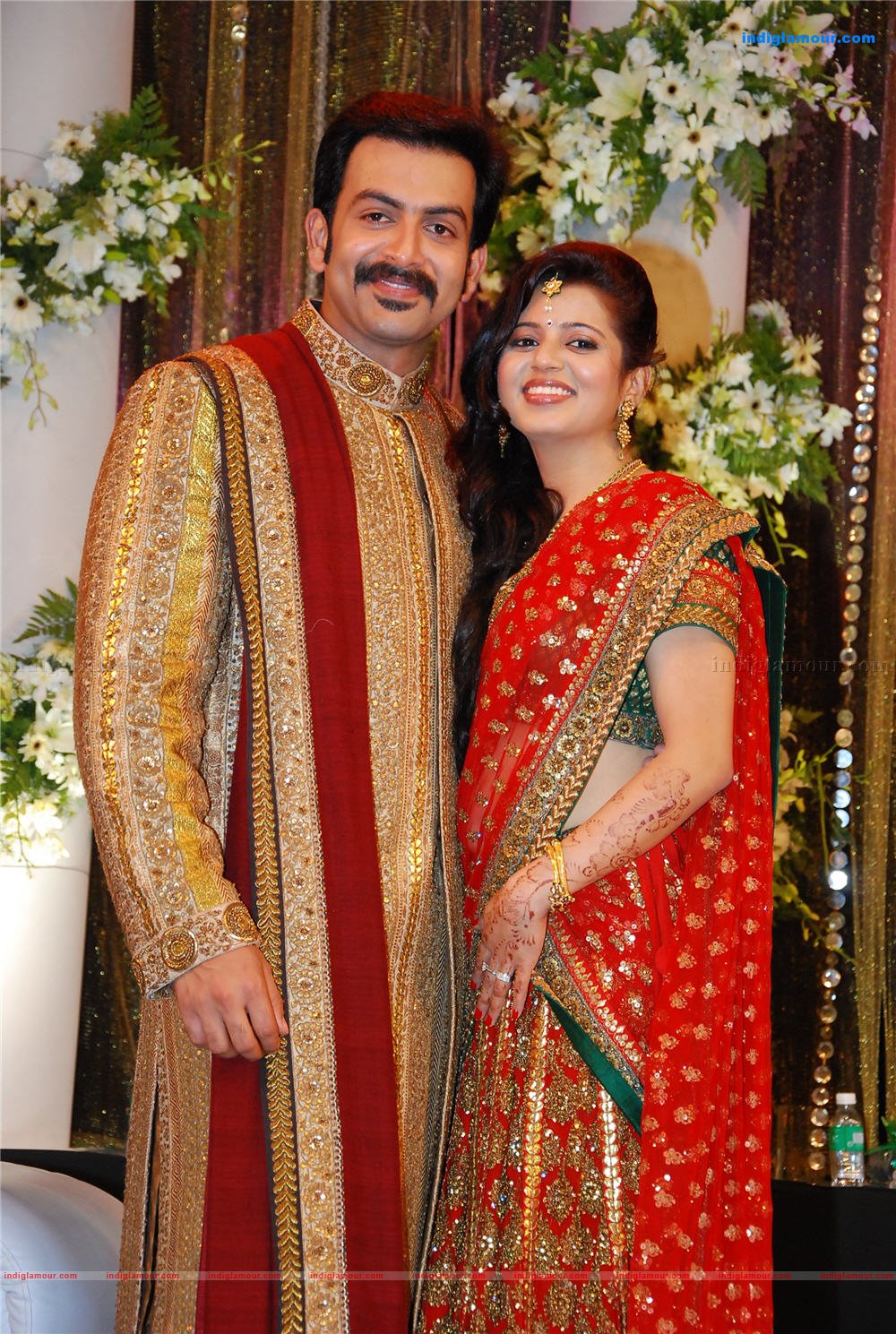 Prithviraj's wedding reception Event hd photo