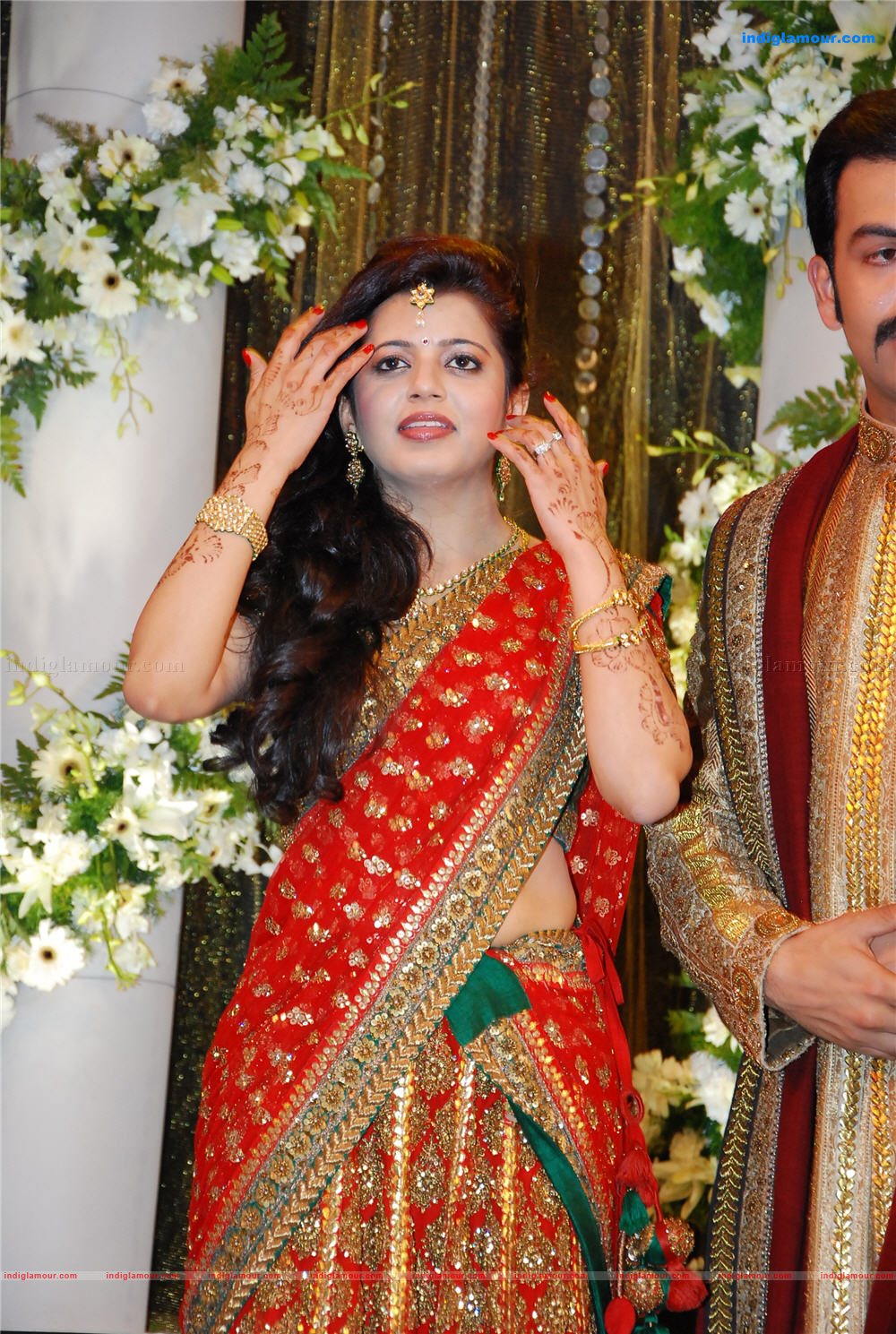 Prithviraj's wedding reception Event hd photo
