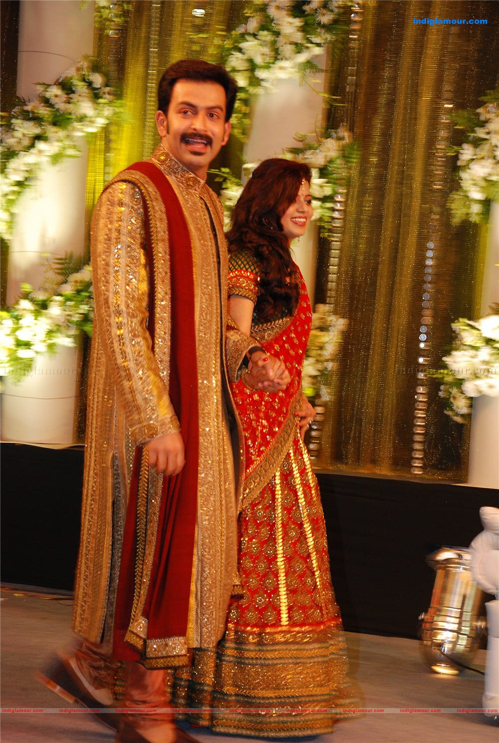 Prithviraj's wedding reception Event hd photo
