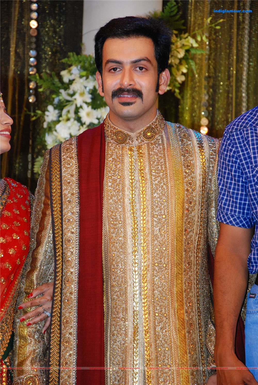 Prithviraj's wedding reception Event hd photo