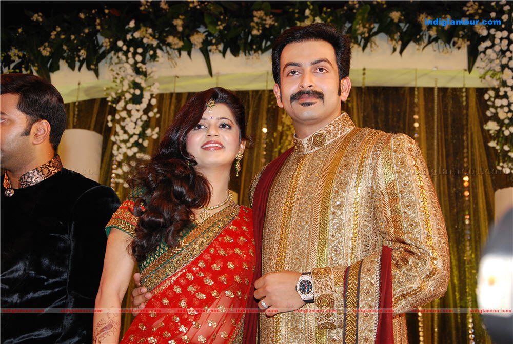 Prithviraj's wedding reception Event hd photo