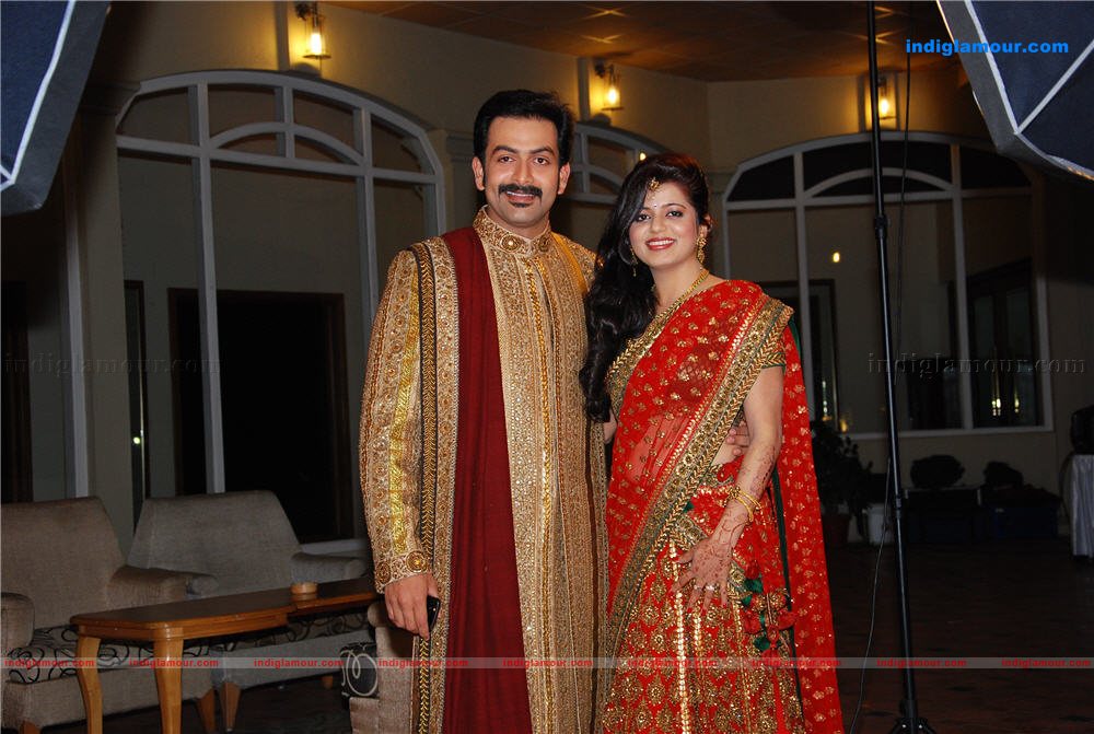 Prithviraj's wedding reception Event hd photo