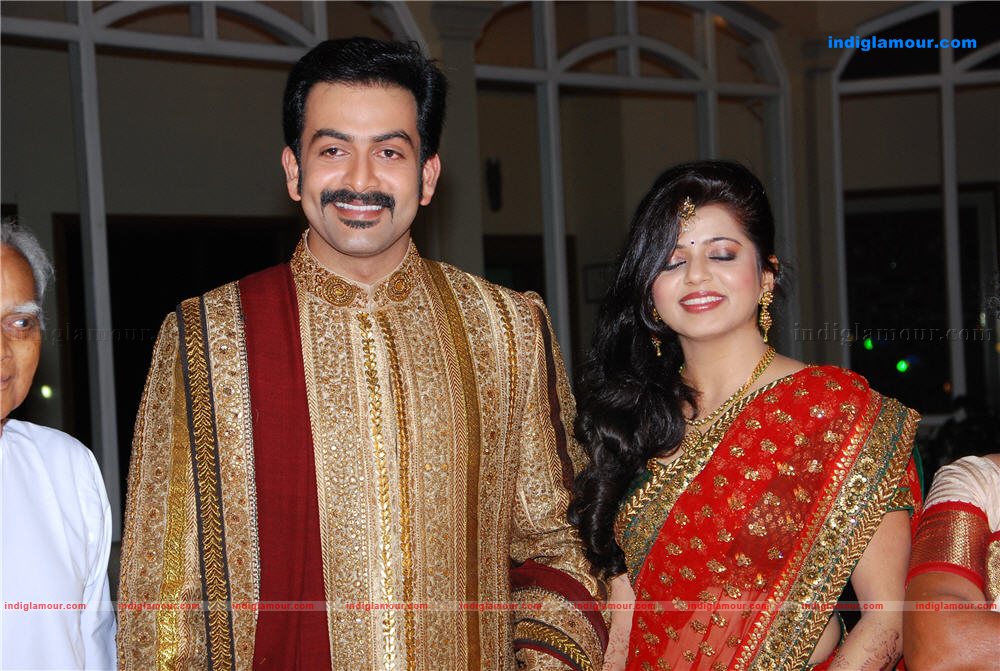 Prithviraj's wedding reception Event hd photo