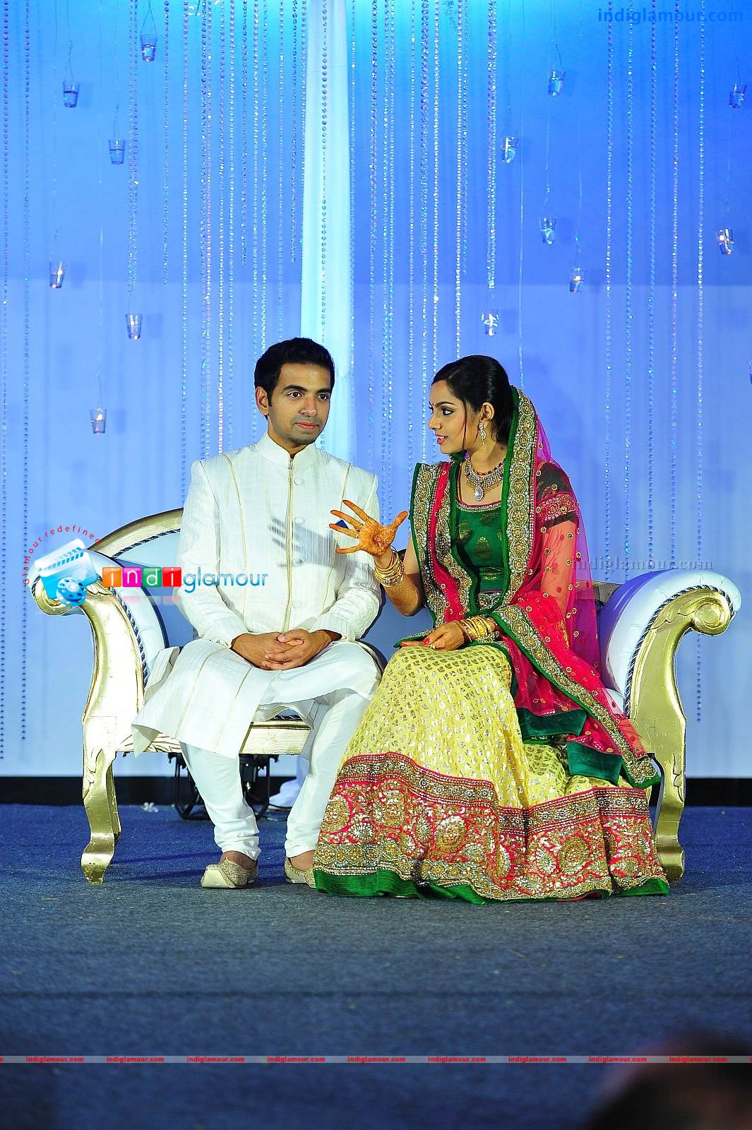 Samvritha Sunil Reception Event hd photo