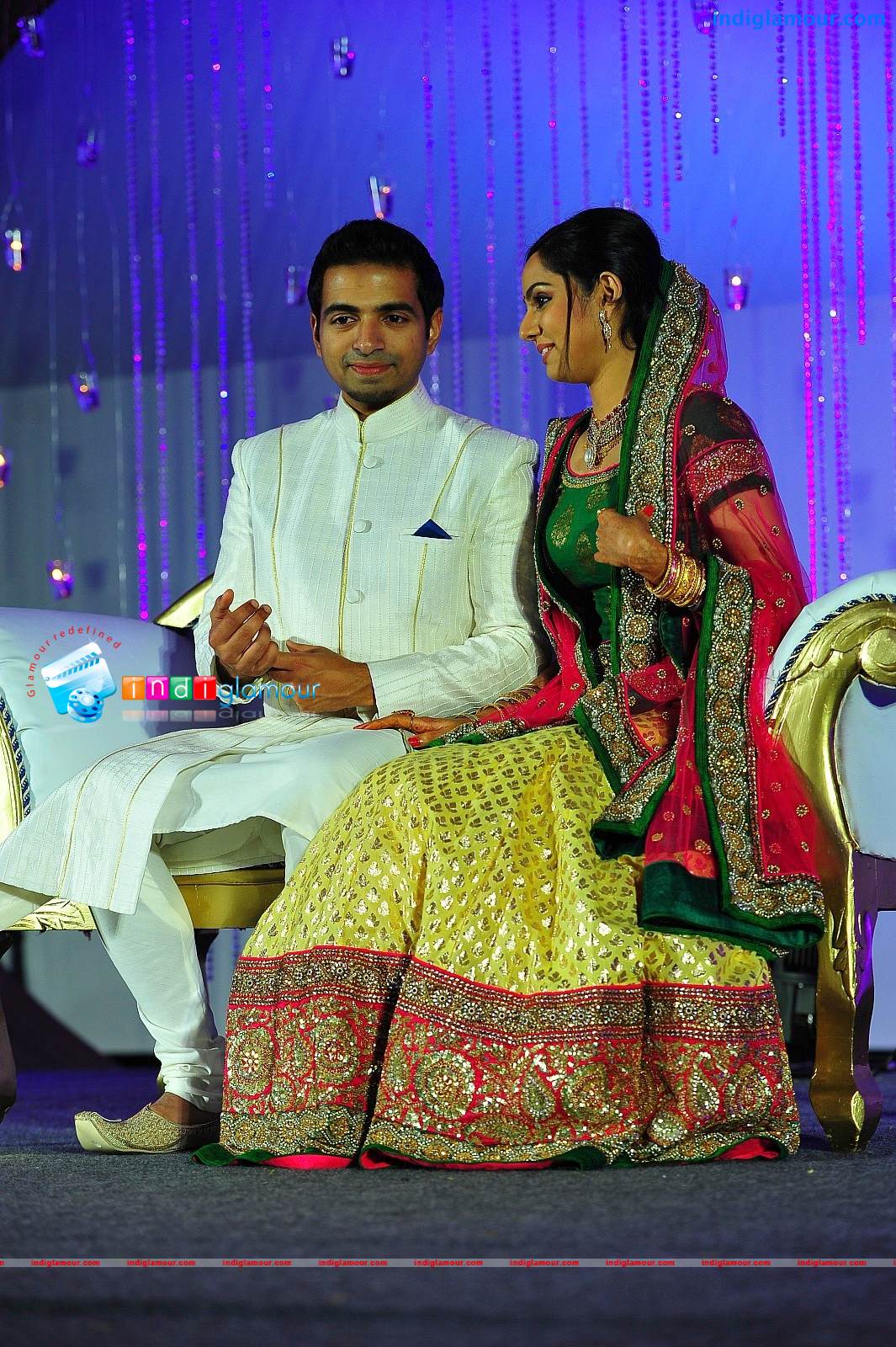 Samvritha Sunil Reception Event hd photo