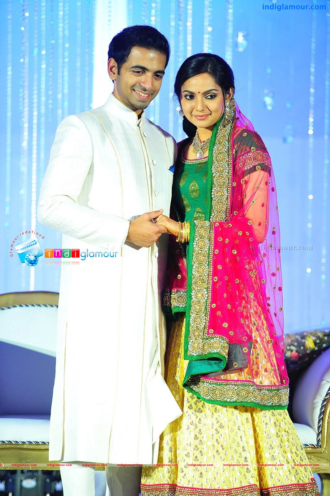 Samvritha Sunil Reception Event hd photo
