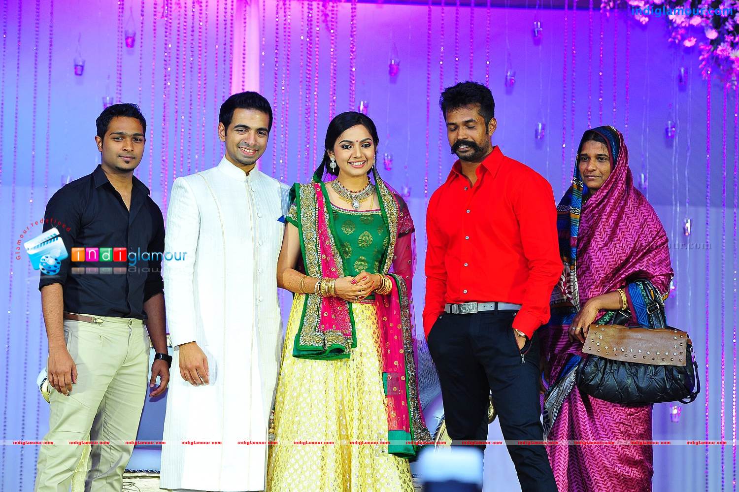 Samvritha Sunil Reception Event hd photo