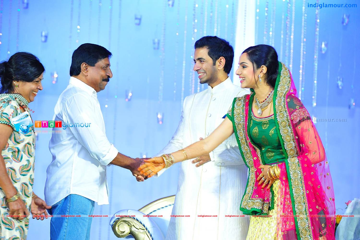 Samvritha Sunil Reception Event hd photo