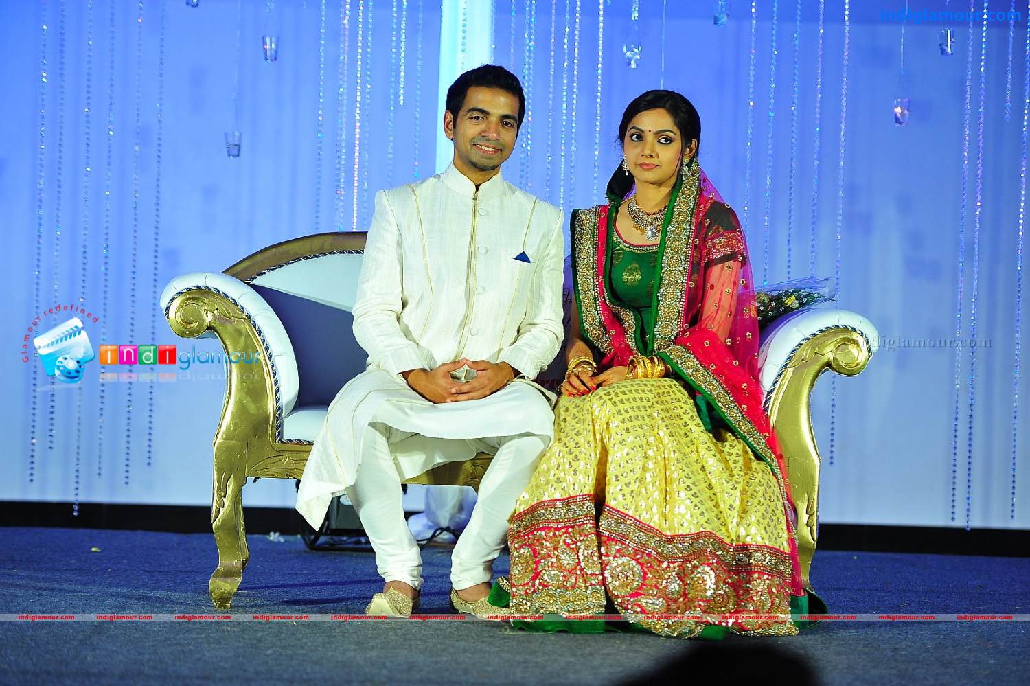 Samvritha Sunil Reception Event hd photo