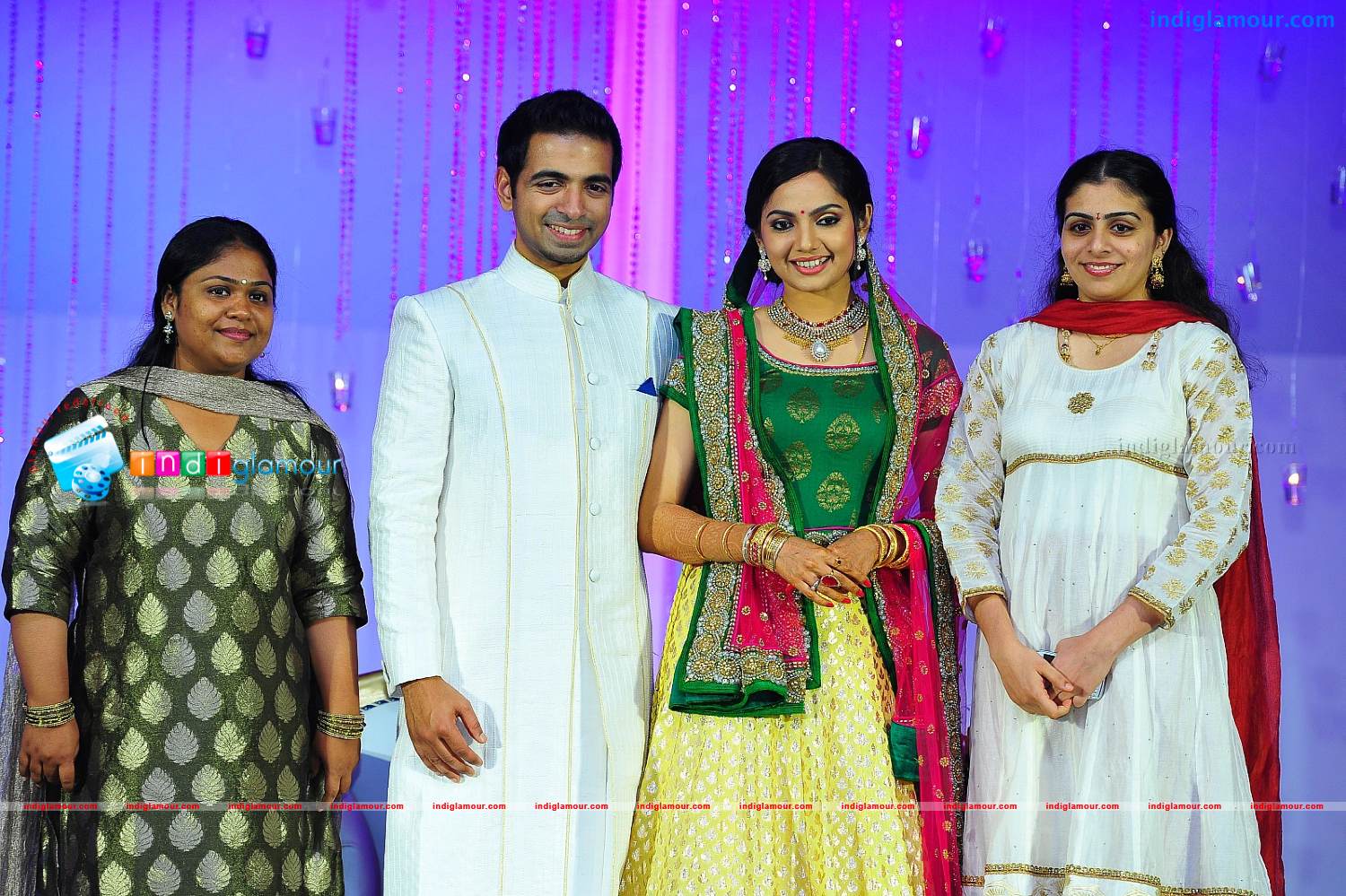 Samvritha Sunil Reception Event hd photo