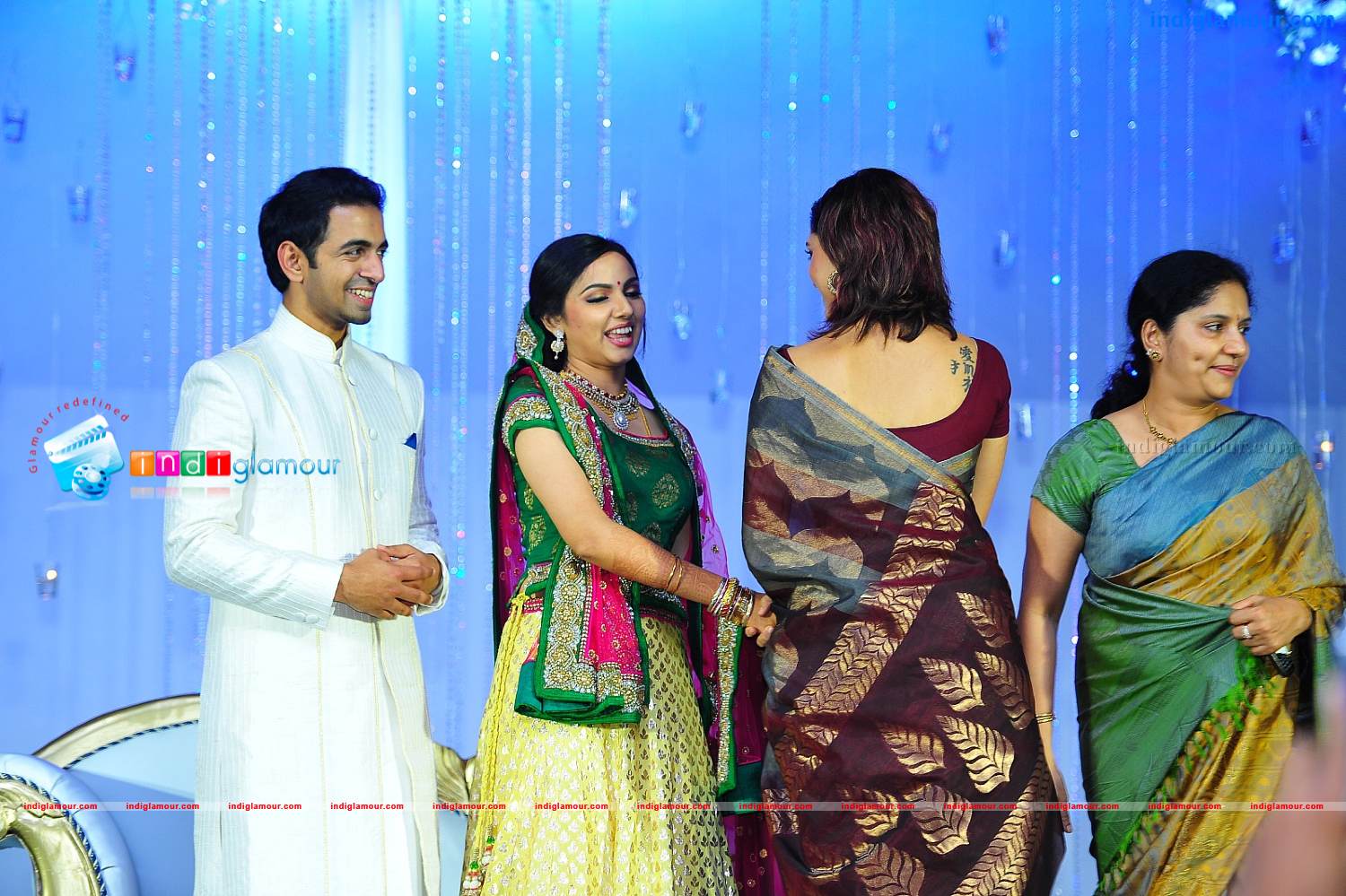 Samvritha Sunil Reception Event hd photo