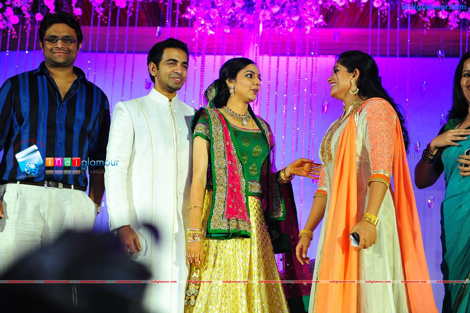 Samvritha Sunil Reception Event hd photo