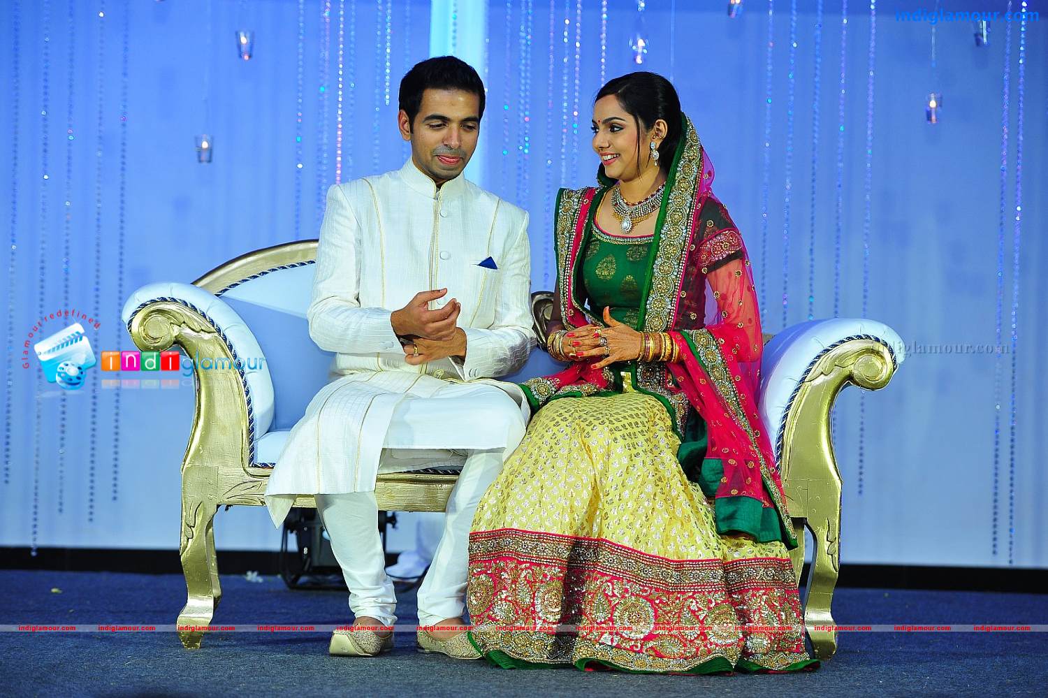 Samvritha Sunil Reception Event hd photo