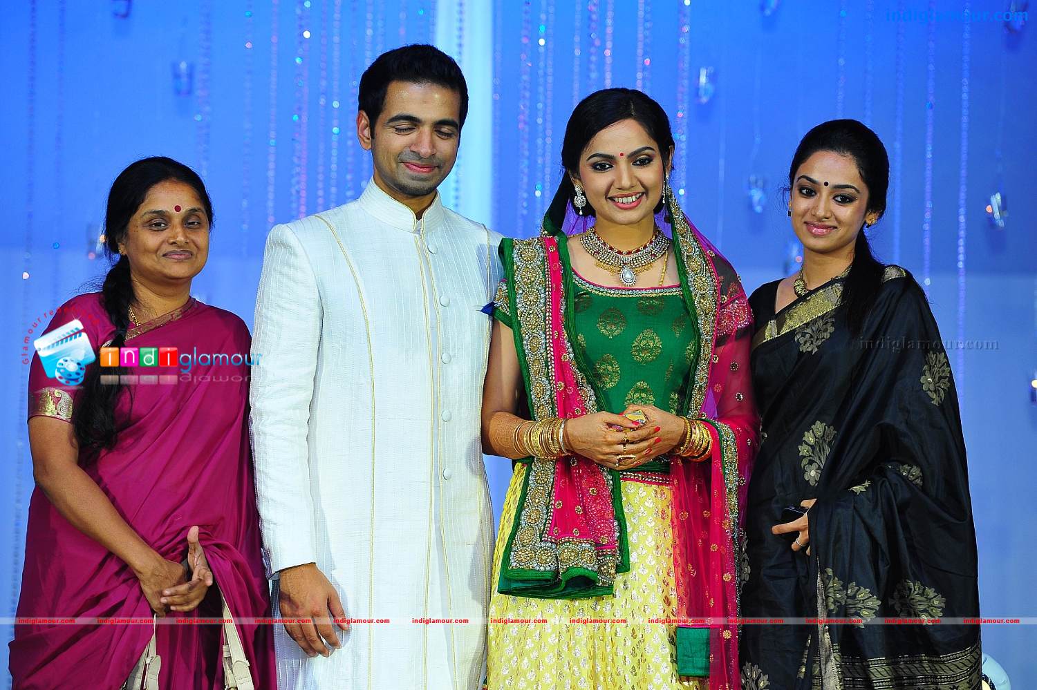 Samvritha Sunil Reception Event hd photo