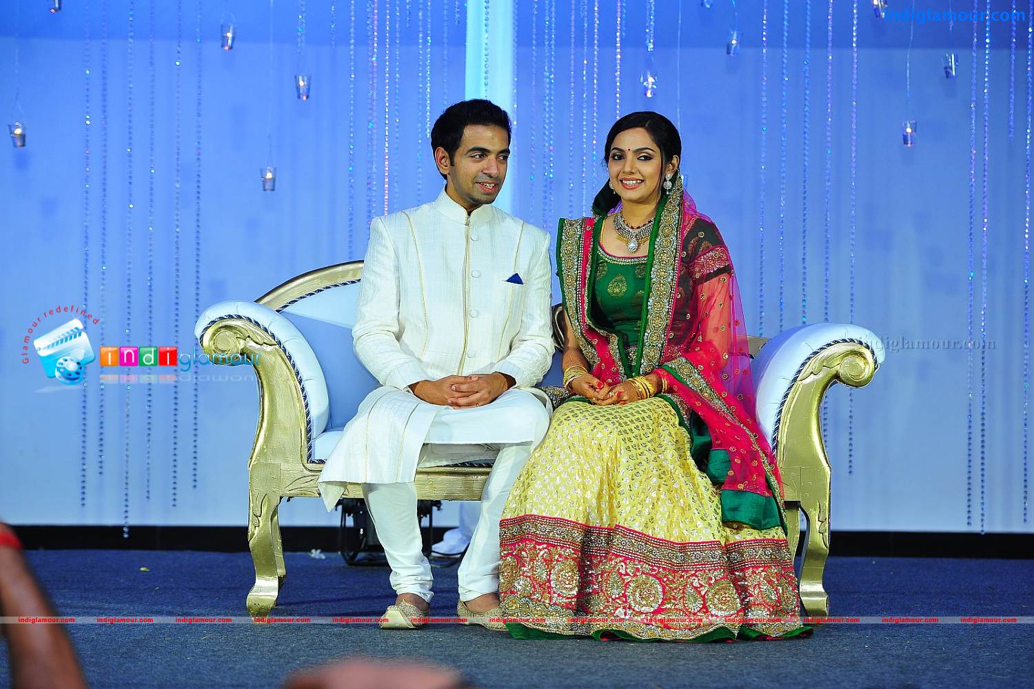 Samvritha Sunil Reception Event hd photo