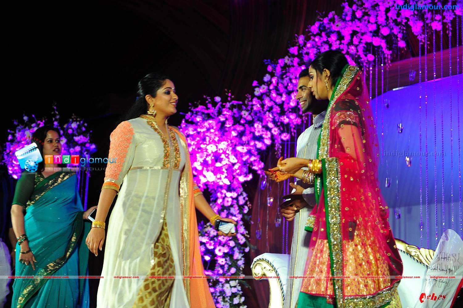 Samvritha Sunil Reception Event hd photo