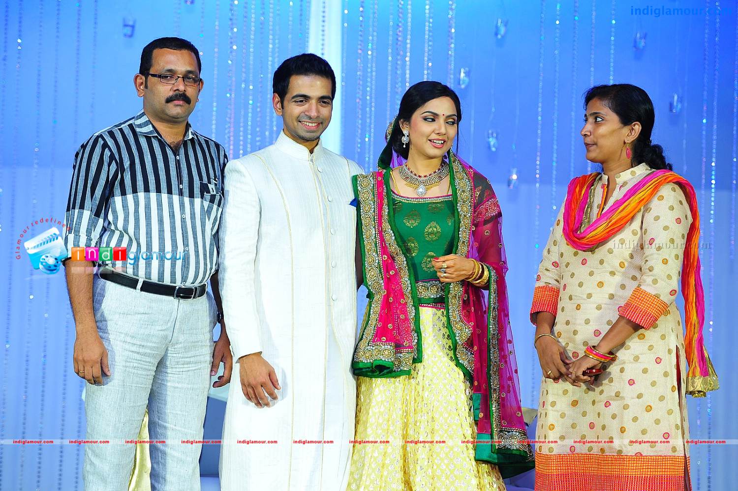 Samvritha Sunil Reception Event hd photo