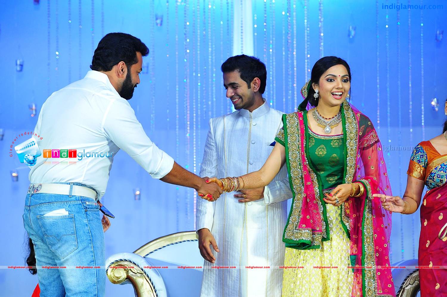 Samvritha Sunil Reception Event hd photo