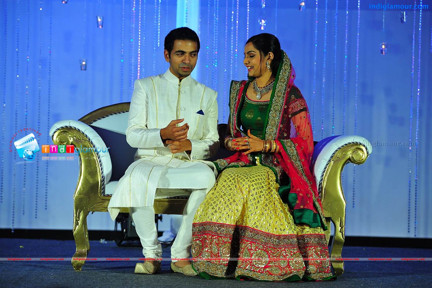 Samvritha Sunil Reception Event hd photo