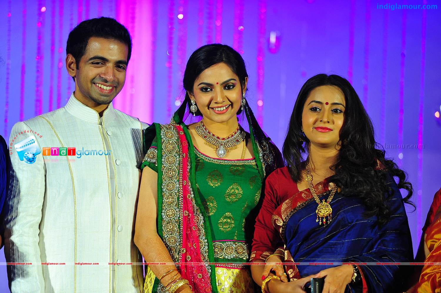 Samvritha Sunil Reception Event hd photo