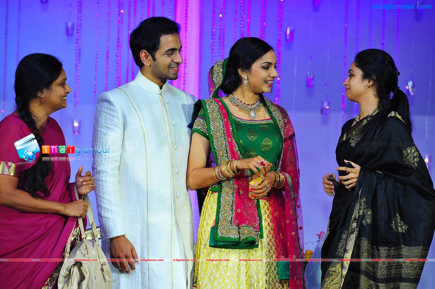 Samvritha Sunil Reception Event hd photo