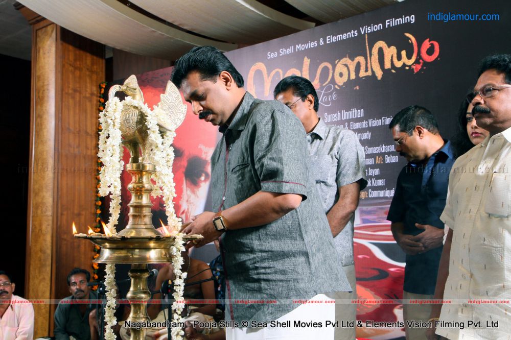Nagabendam Malayalam Movie Pooja Event hd photo