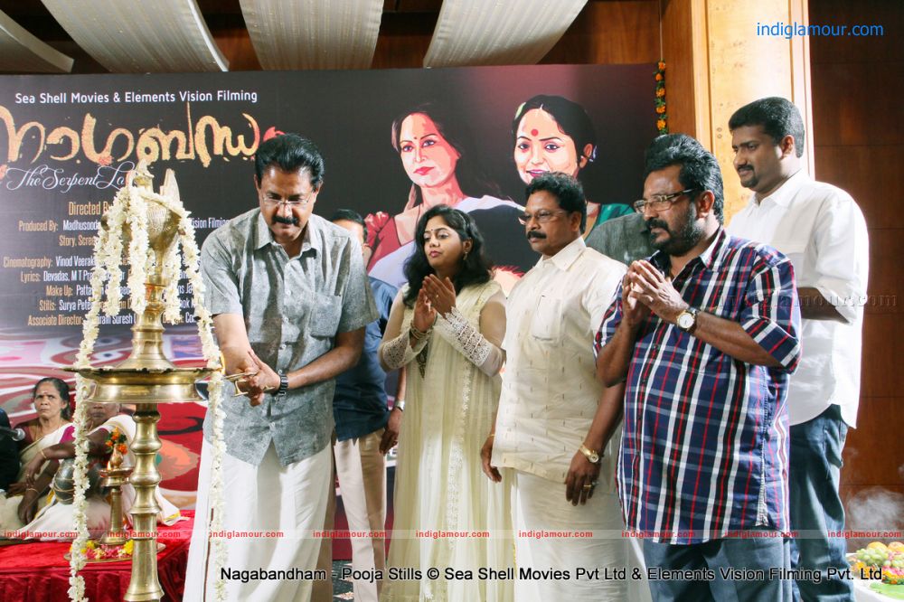 Nagabendam Malayalam Movie Pooja Event hd photo