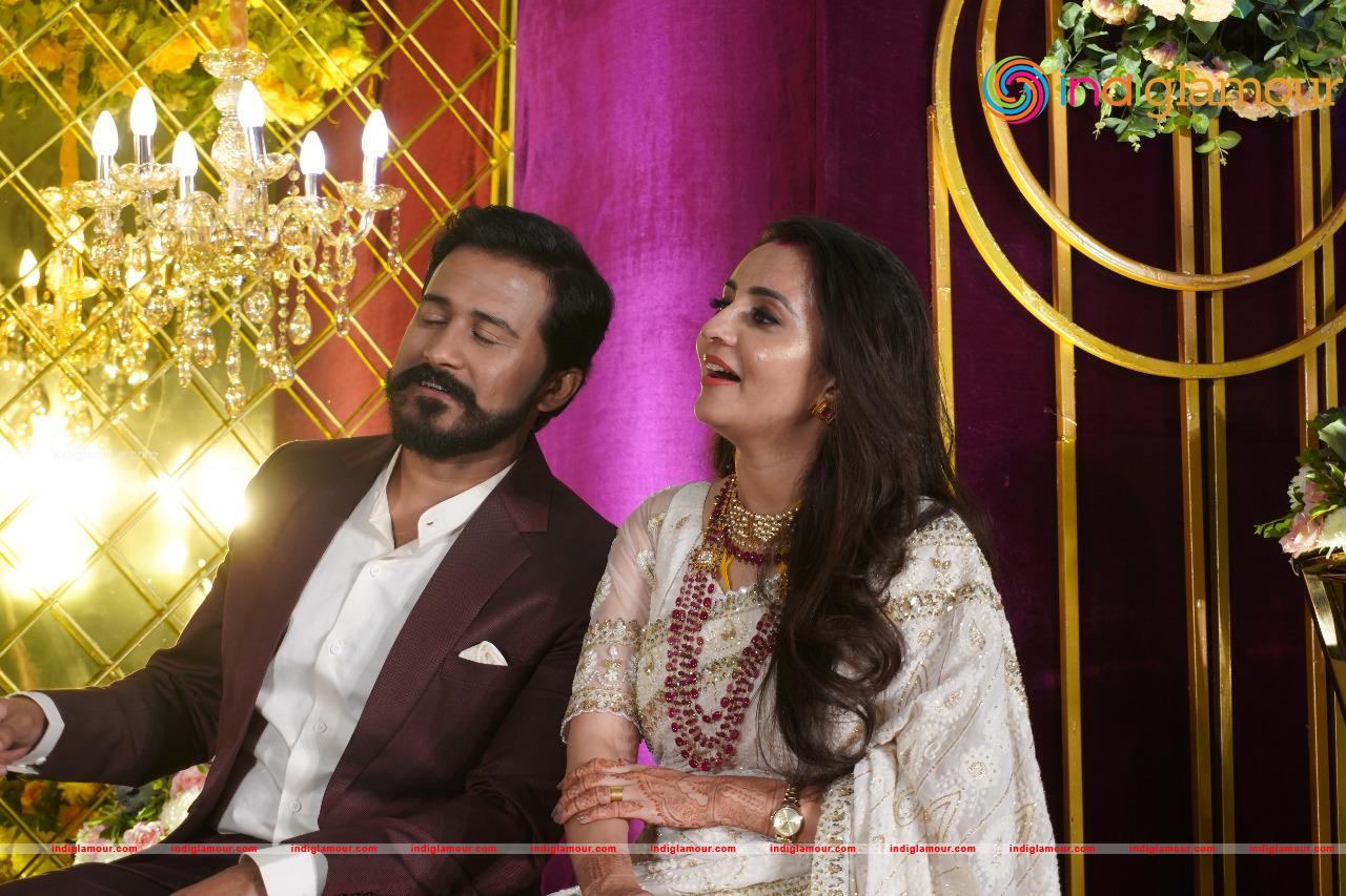 Bhama Actress Wedding Reception Event hd photo