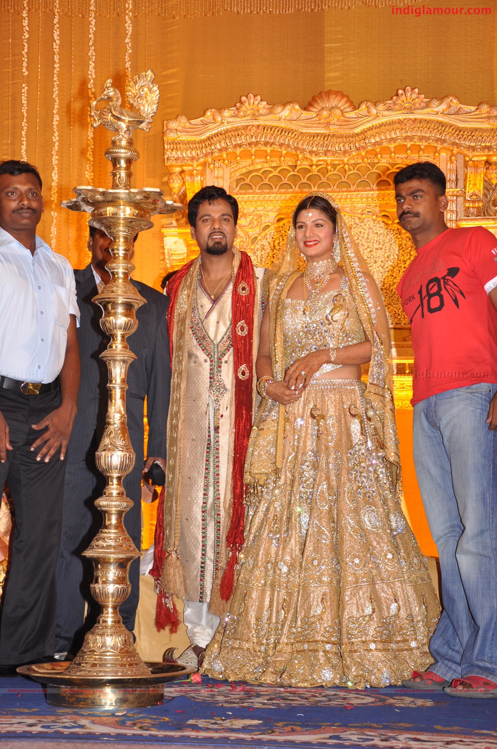 Rambha Wedding Reception Event hd photo