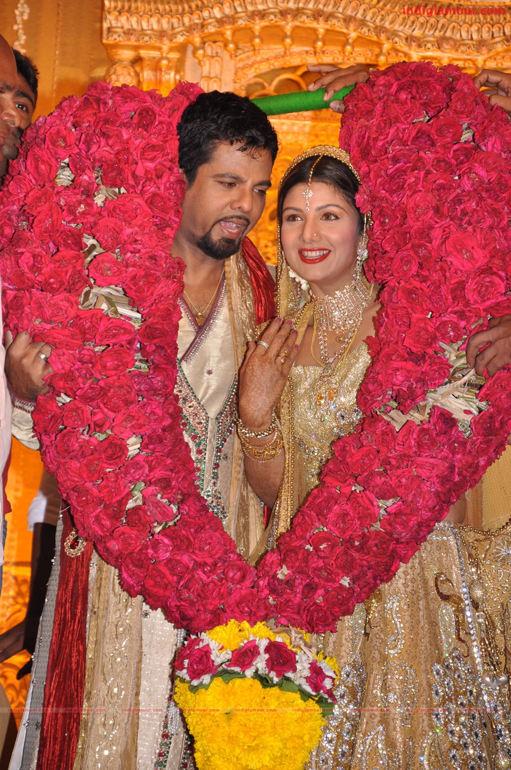 Rambha Wedding Reception Event hd photo