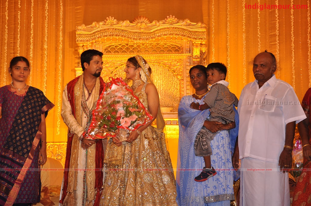 Rambha Wedding Reception Event hd photo