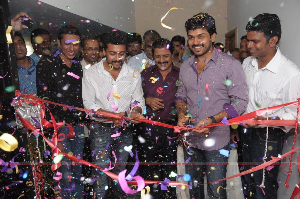 Surya and Karthik at Dope Inauguration Event hd photo