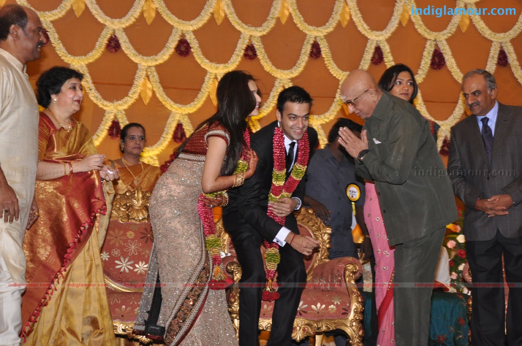 Soundarya Rajnikanth Wedding Reception Event hd photo