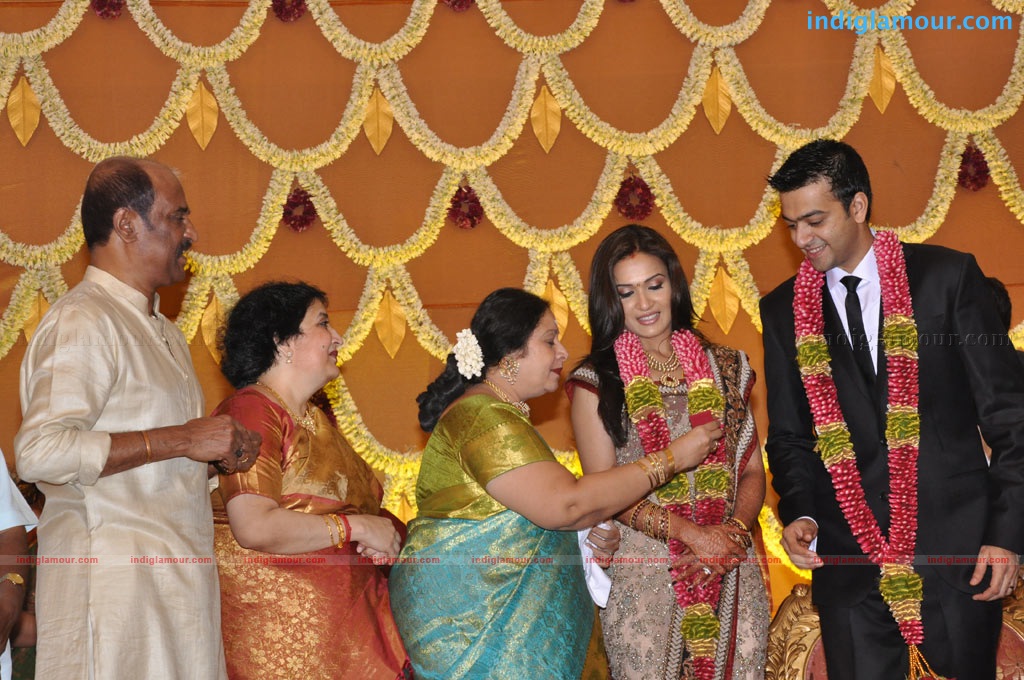 Soundarya Rajnikanth Wedding Reception Event hd photo