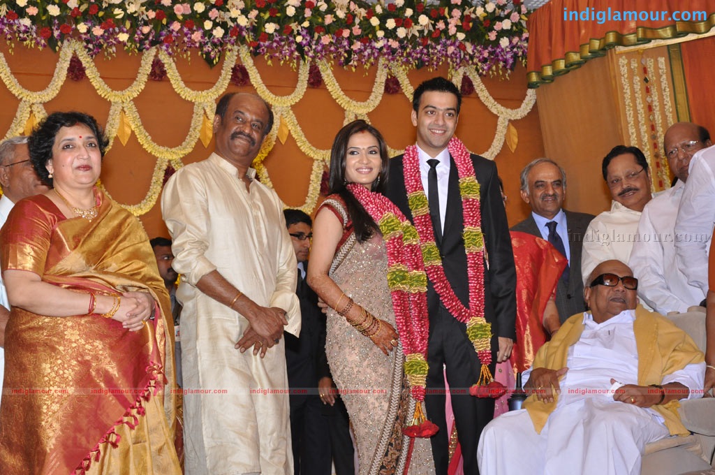 Soundarya Rajnikanth Wedding Reception Event hd photo