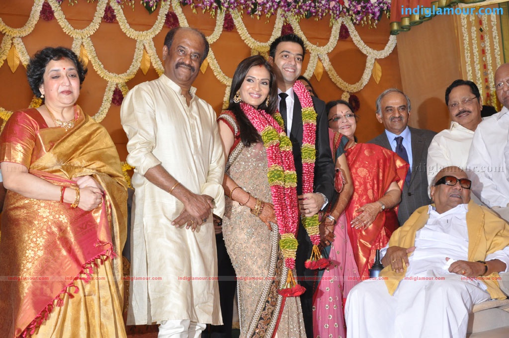 Soundarya Rajnikanth Wedding Reception Event hd photo