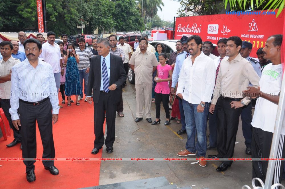 Karthi Inagurates Batcha Bai Meat Store Event hd photo