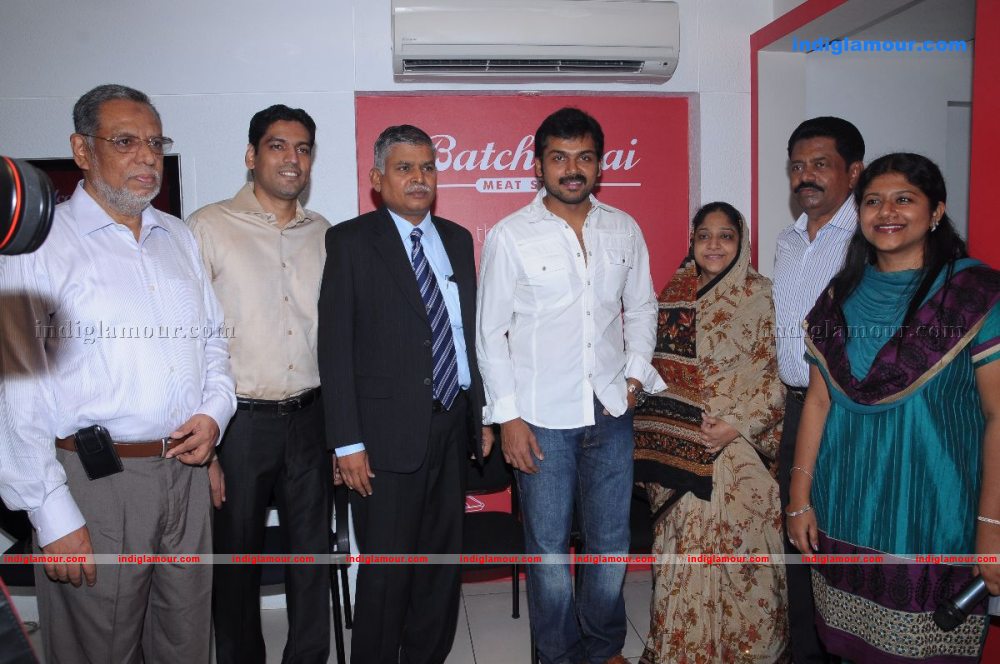 Karthi Inagurates Batcha Bai Meat Store Event hd photo