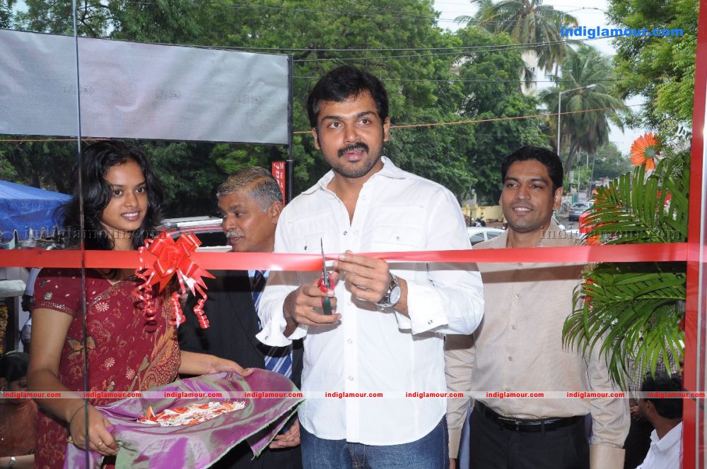 Karthi Inagurates Batcha Bai Meat Store Event hd photo