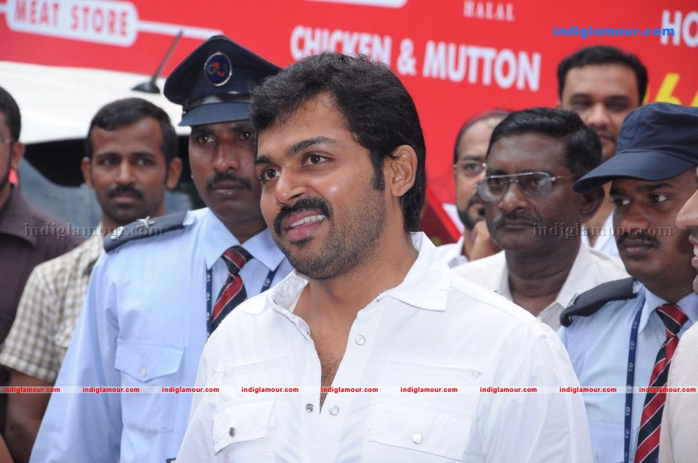 Karthi Inagurates Batcha Bai Meat Store Event hd photo