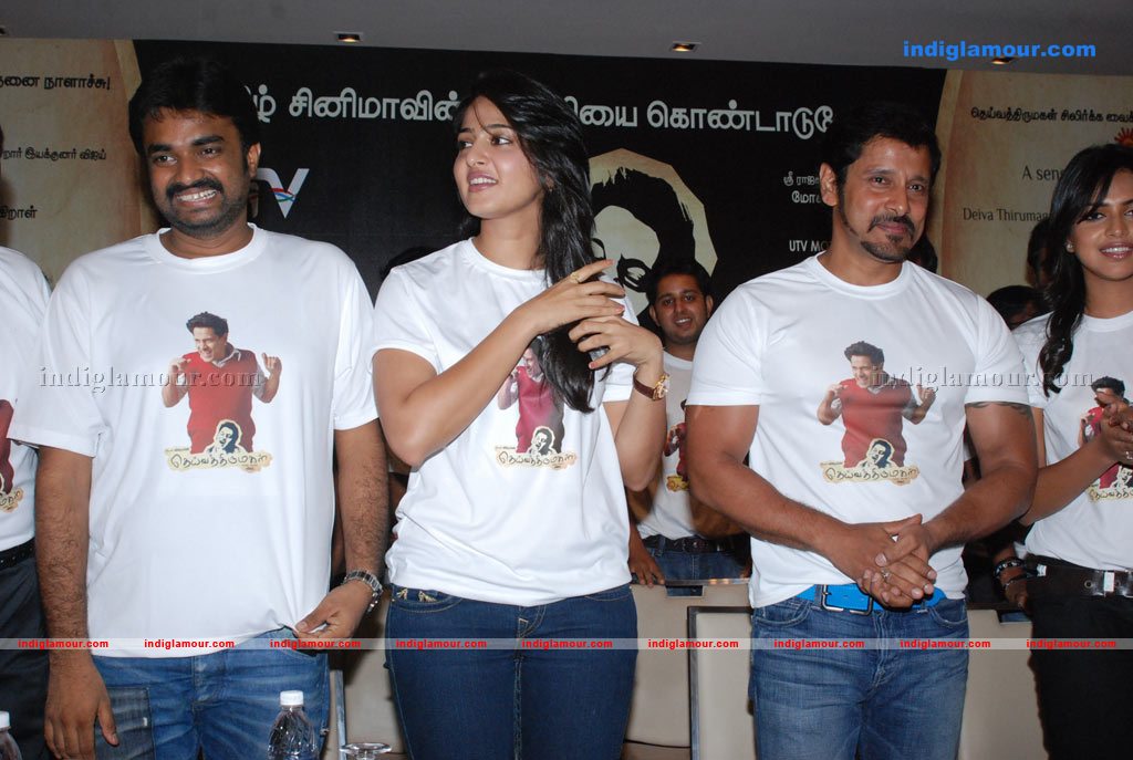 Deivathirumagal Press Meet Phoots Event hd photo