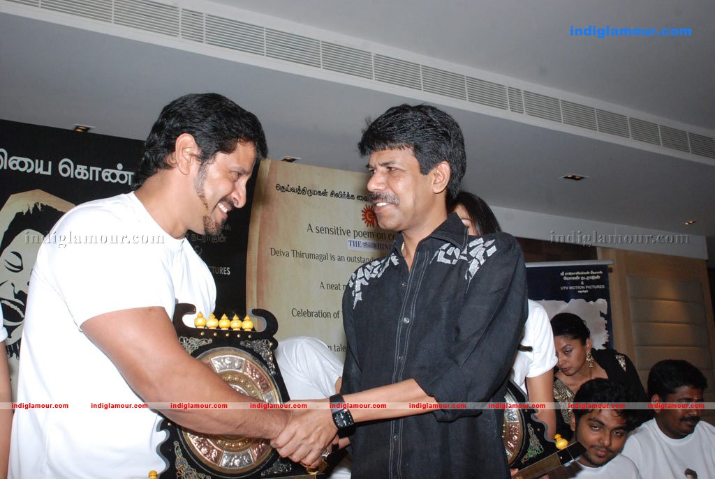 Deivathirumagal Press Meet Phoots Event hd photo