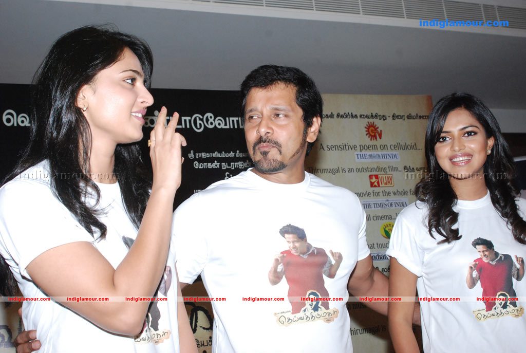 Deivathirumagal Press Meet Phoots Event hd photo
