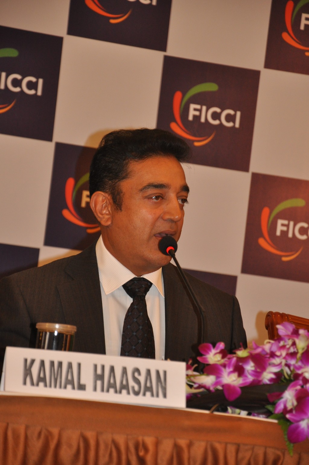 KamalHasan at Federation of Indian Chambers of Commerce Industry Event hd photo