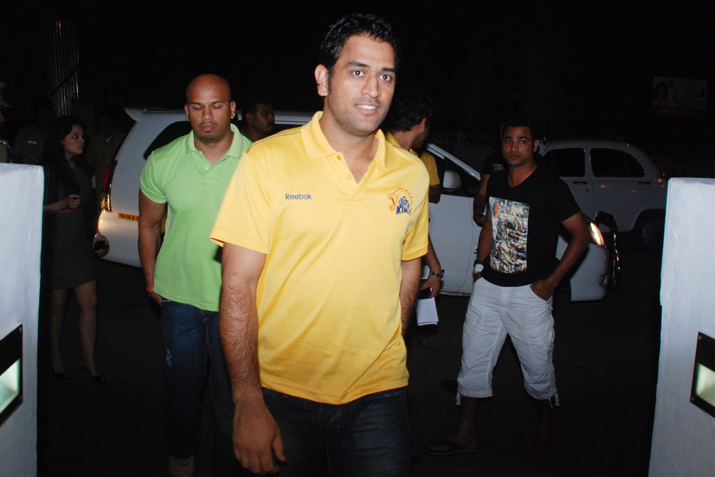 MS Dhoni watches Force Movie at Four Frames Event hd photo