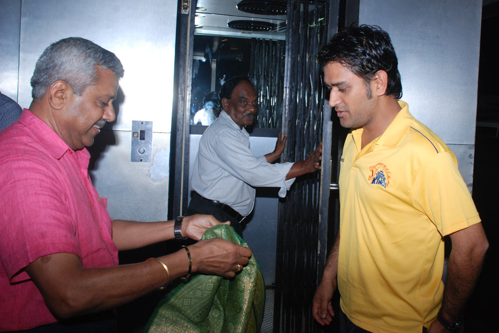 MS Dhoni watches Force Movie at Four Frames Event hd photo